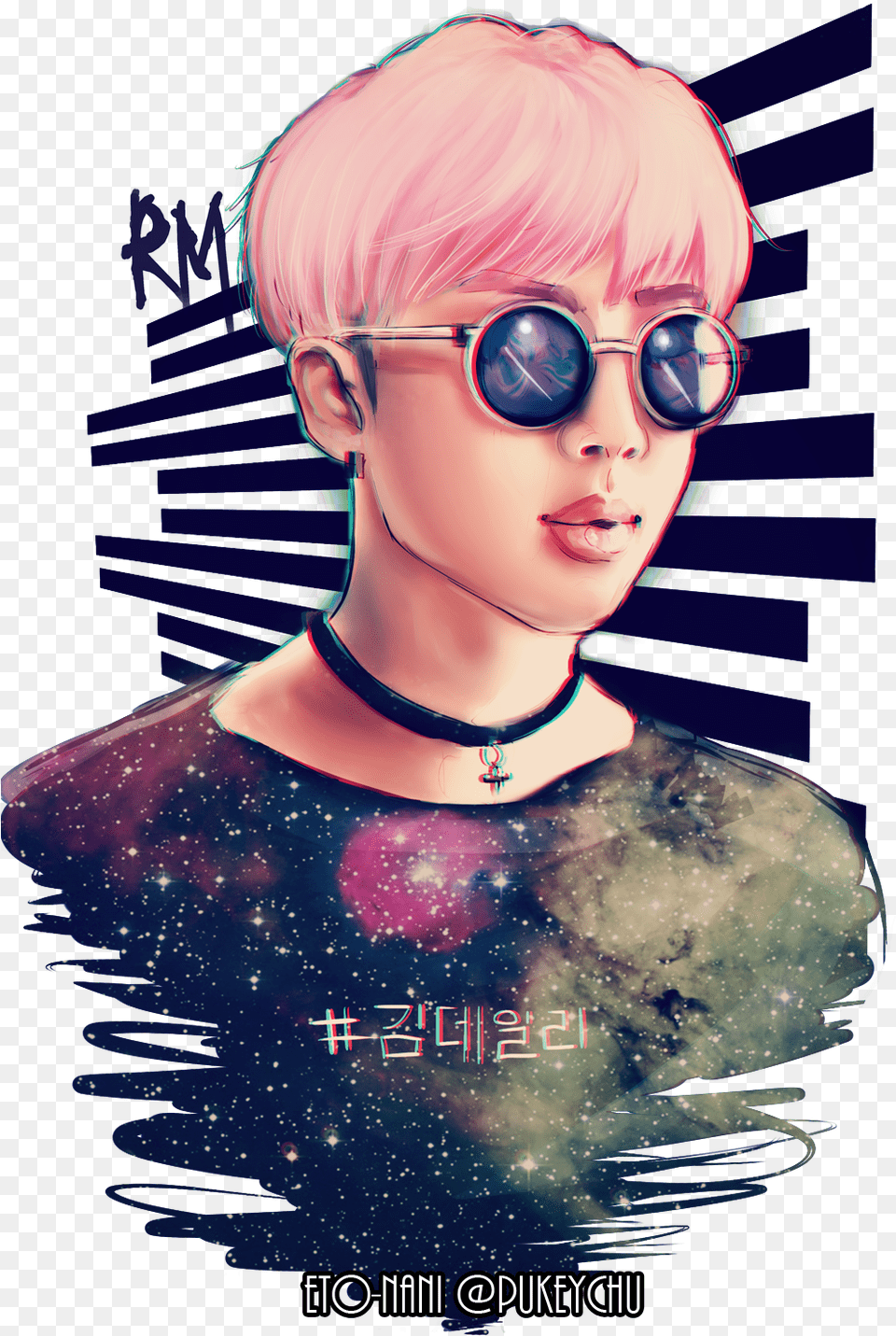 Namjoonie Bts Rap Monster Kawaii, Accessories, Glasses, Goggles, Sunglasses Png Image