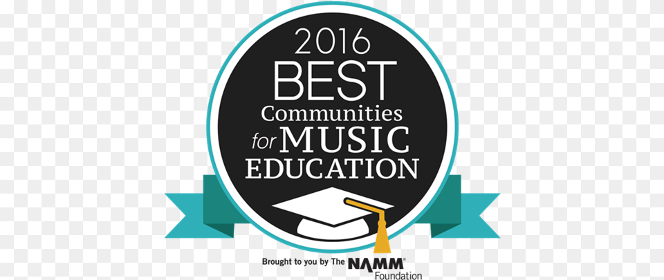 Namm 2016 Best Communities Award 2016 Best Communities For Music Education, People, Person, Graduation, Advertisement Free Transparent Png