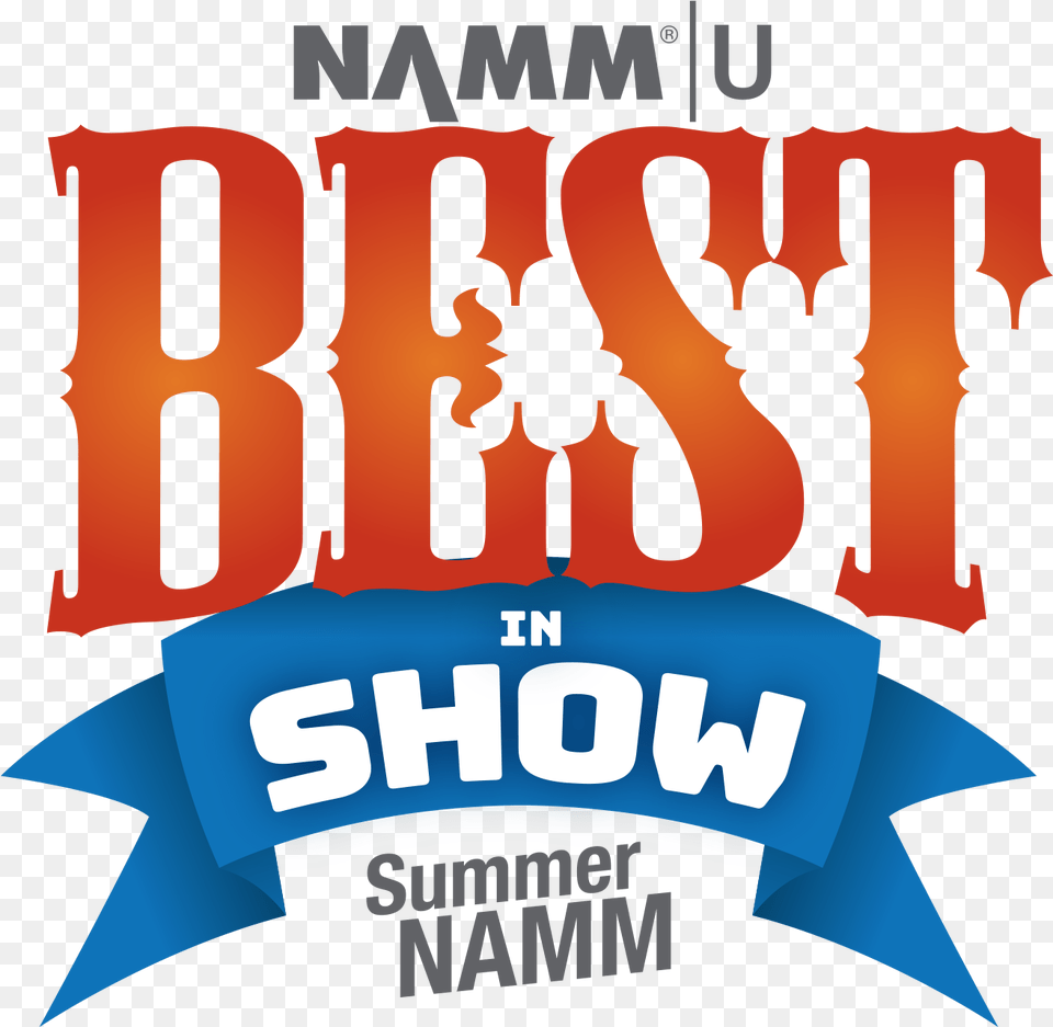 Namm Best In Show 2019, Advertisement, Poster, Logo, Person Png Image