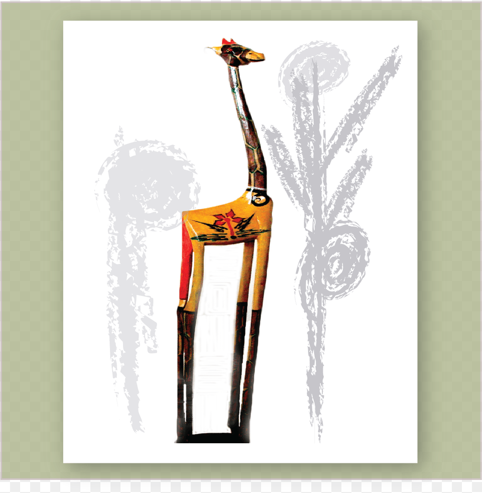 Namo Webeditor 2006 Serial Number Handpainted Giraffe Greeting Cards Pk Of, Art, Animal, Mammal, Wildlife Free Png Download