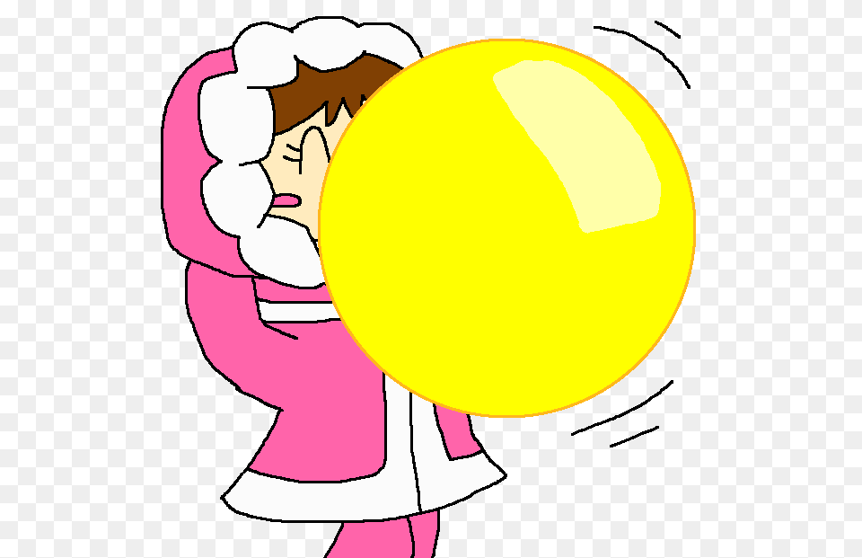 Nana Blowing A Bubble Gum, Balloon, Baby, Person Free Png