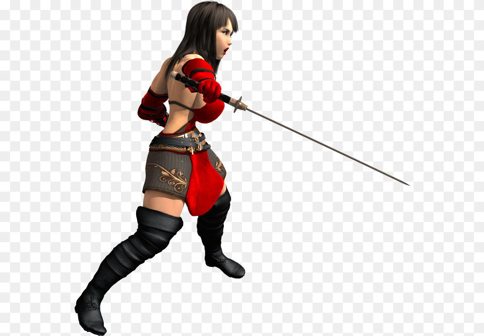 Nana Sprite 7 By Zilvergrafix, Weapon, Sword, Adult, Person Png