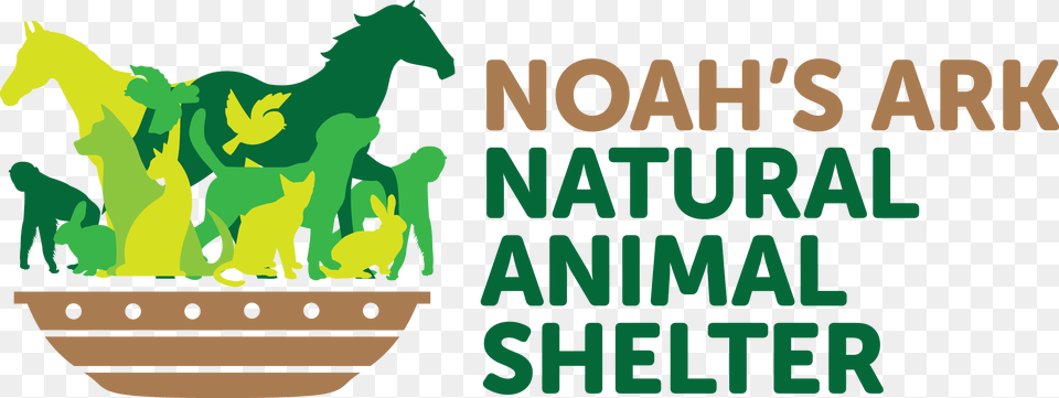Nanas Logo 2016 Noah39s Ark Natural Animal Sanctuary, Plant, Potted Plant, Mammal, Horse Free Png Download