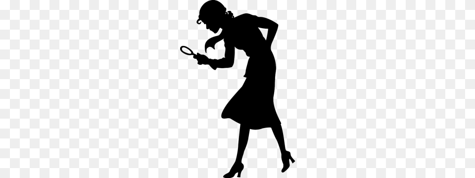 Nancy Drew, Silhouette, Person, Badminton, Sport Png Image