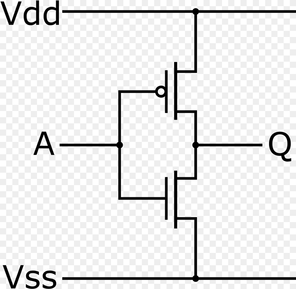 Nand Inverter Circuit Diagram Simple Free Download Not Gate Transistor Diagram, Gray Png Image