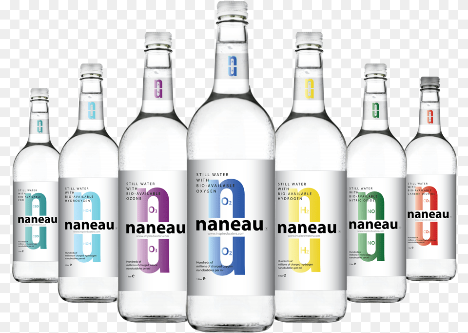 Naneau O2 Co2 O3 Hoh Cbd No Water Bottles Vodka, Alcohol, Beverage, Liquor Free Png Download
