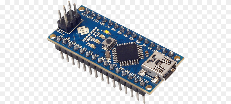 Nano Back0202 Mini Usb Nano V3 0 Atmega328p Ch340g 5v 16m Micro Controller, Electronics, Hardware, Computer Hardware, Printed Circuit Board Free Png