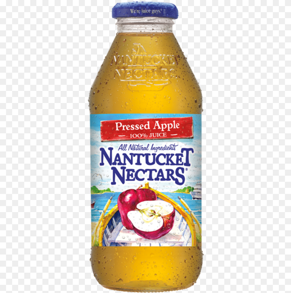 Nantucket Nectars Premium Apple Juice Nantucket Nectars Pressed Apple, Beverage, Food, Ketchup Png