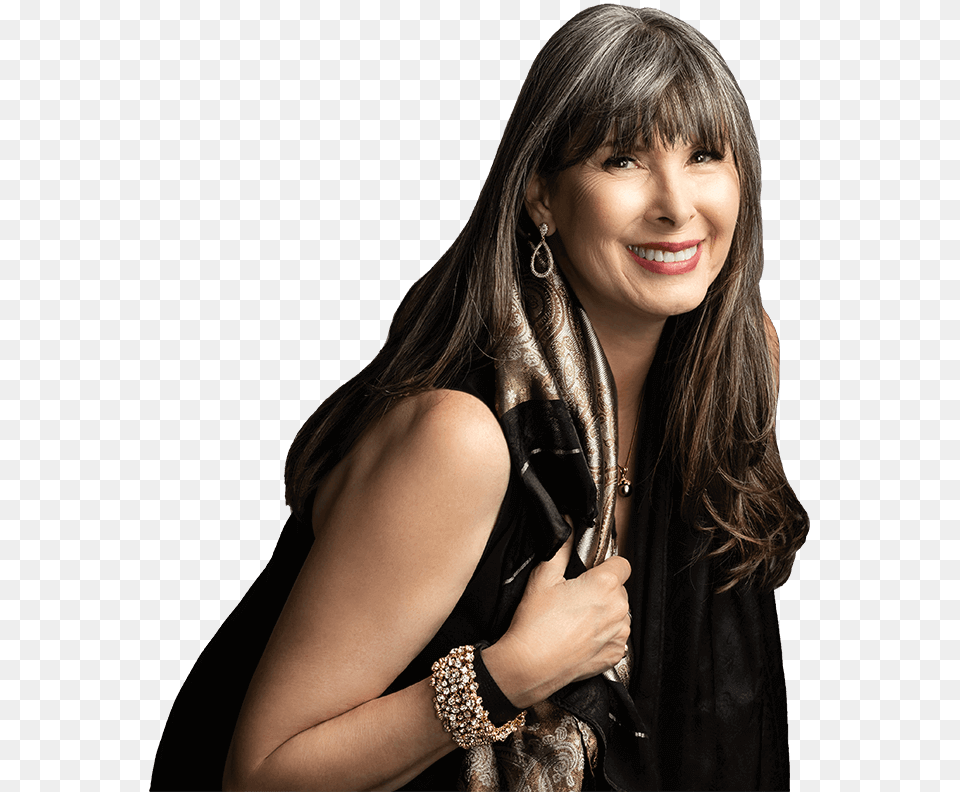 Naomi Brett Rourke Smiling With A Scarf Girl, Hand, Jacket, Head, Happy Free Transparent Png
