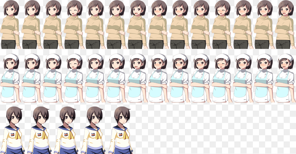Naomi Emotions D2 Corpse Party Naomi Emotions, Art, Book, Collage, Comics Free Png