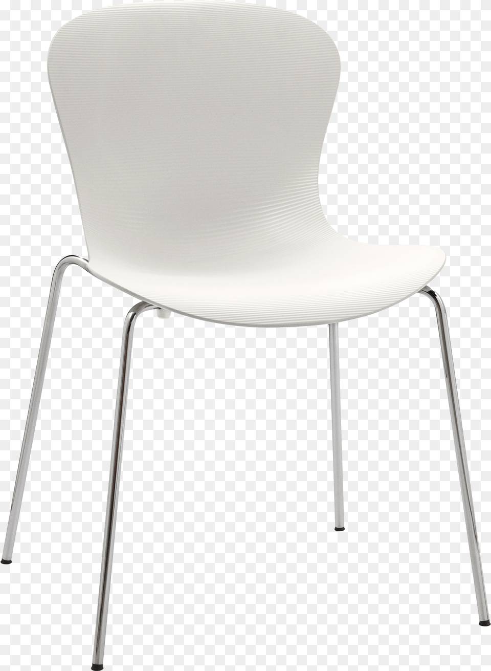 Nap Chair Kasper Salto Milk White Chrome Steel Base Chair, Furniture, Plywood, Wood, Armchair Free Png