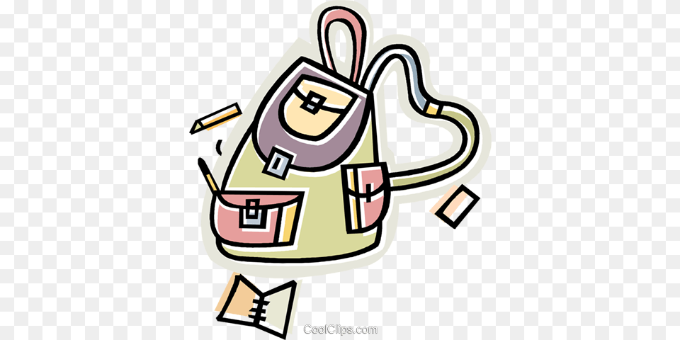 Nap Sack School Bag Royalty Vector Clip Art Illustration, Accessories, Handbag, Dynamite, Weapon Png