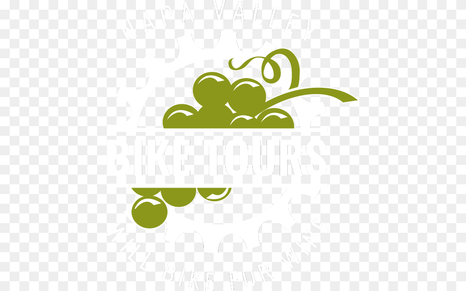 Napa Valley Bike Tours Logo Poster, Food, Fruit, Grapes, Plant Png Image