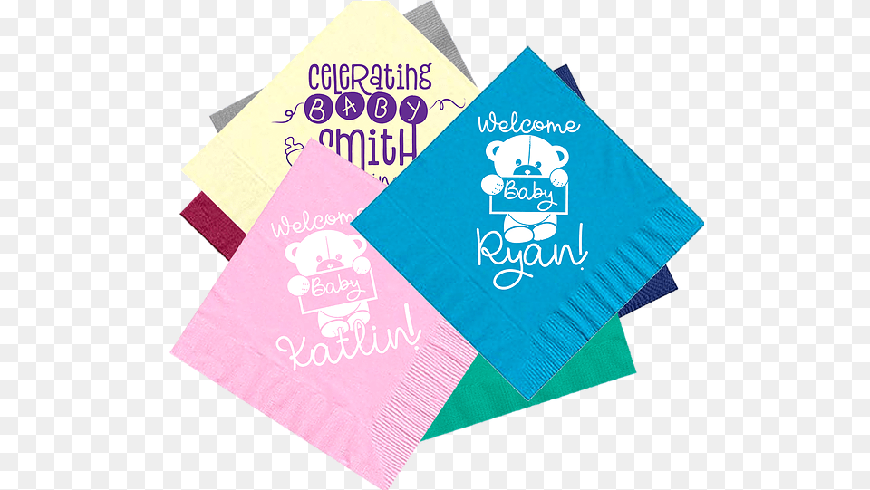 Napkins Lettersfromlulu Paper, Advertisement, Business Card, Text, Poster Free Png Download