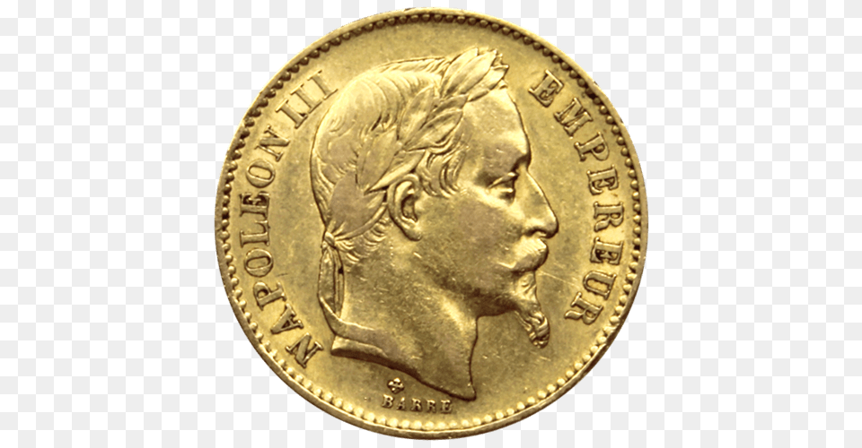 Napoleon Iii Coin, Money, Face, Head, Person Png Image