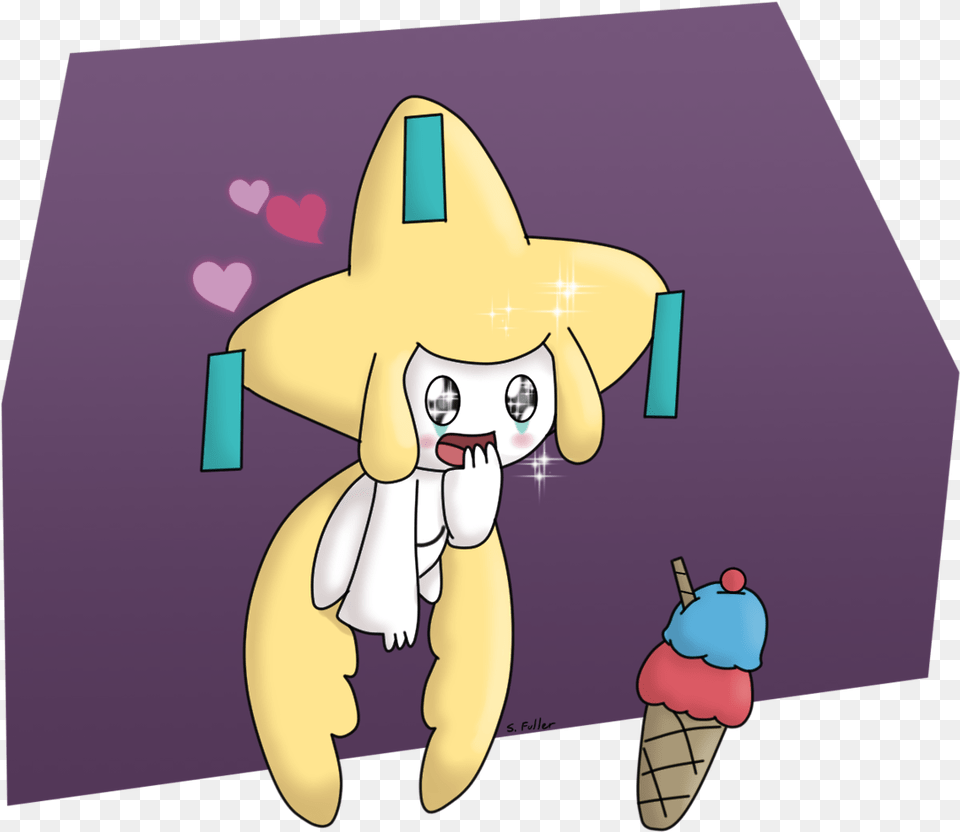 Napping Sessions Might Leave Your Jirachi Feeling A Cartoon, Cream, Dessert, Food, Ice Cream Png Image