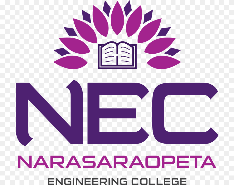 Narasaraopeta Engineering College Narasaraopet Logo, Advertisement, Poster, Purple, Symbol Png