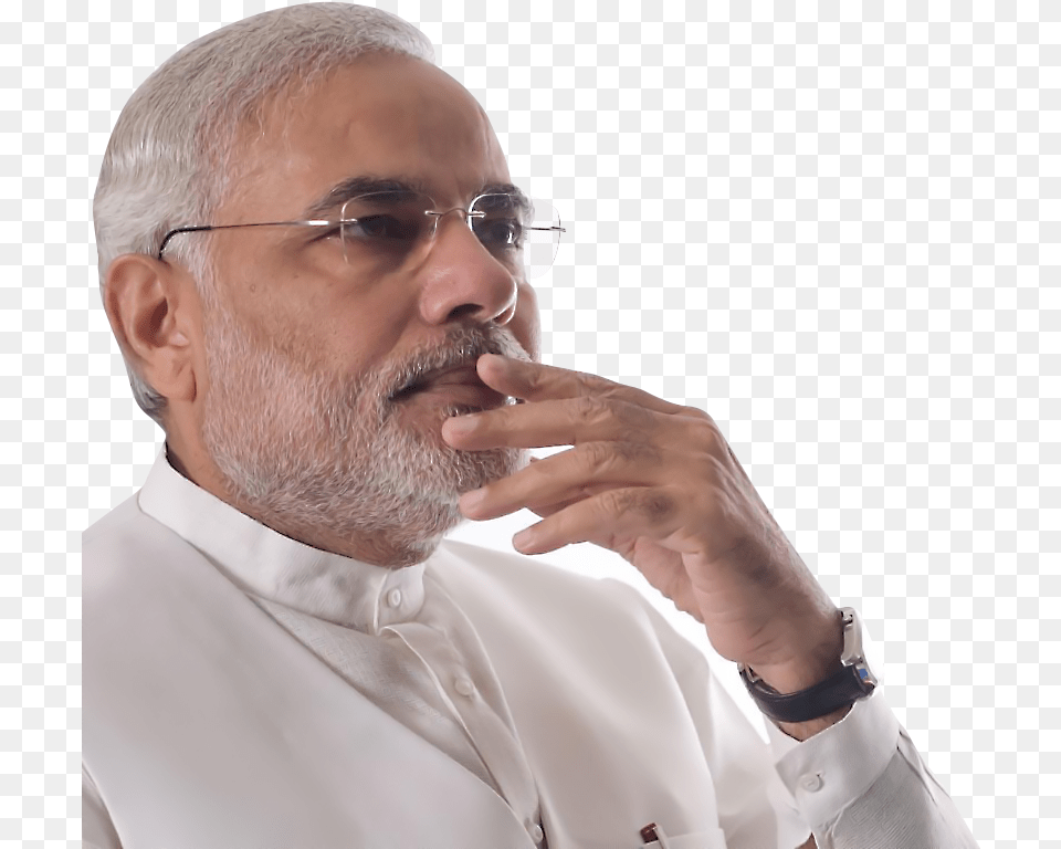 Narendra Modi, Face, Head, Person, Adult Png Image