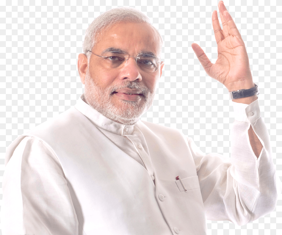 Narendra Modi Image Narendra Modi File, Shirt, Hand, Man, Finger Free Transparent Png