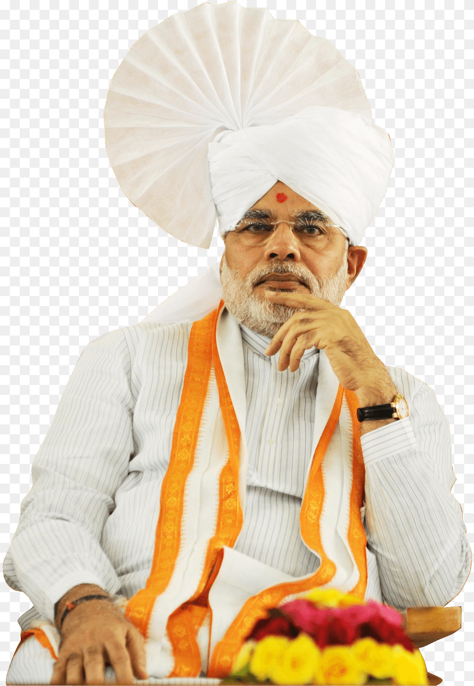 Narendra Modi Thinking Narendra Modi Hd, Adult, Person, Man, Male Png Image