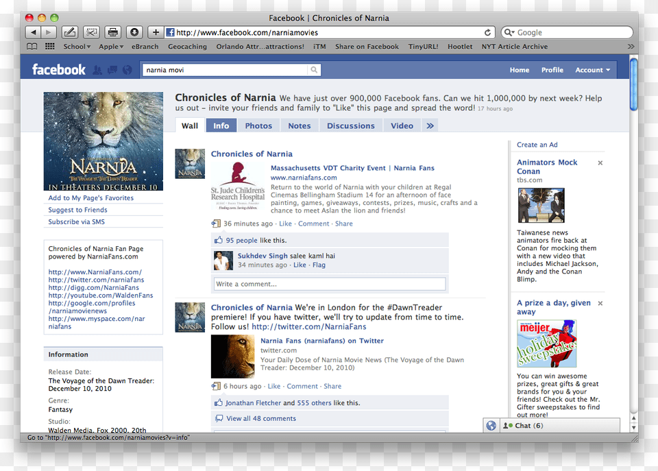Narnia Facebook, File, Webpage, Animal, Lion Png
