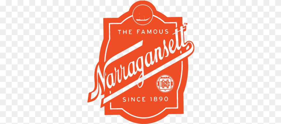 Narragansett Beer Orange Graphic Design, Badge, Logo, Symbol, Architecture Png Image