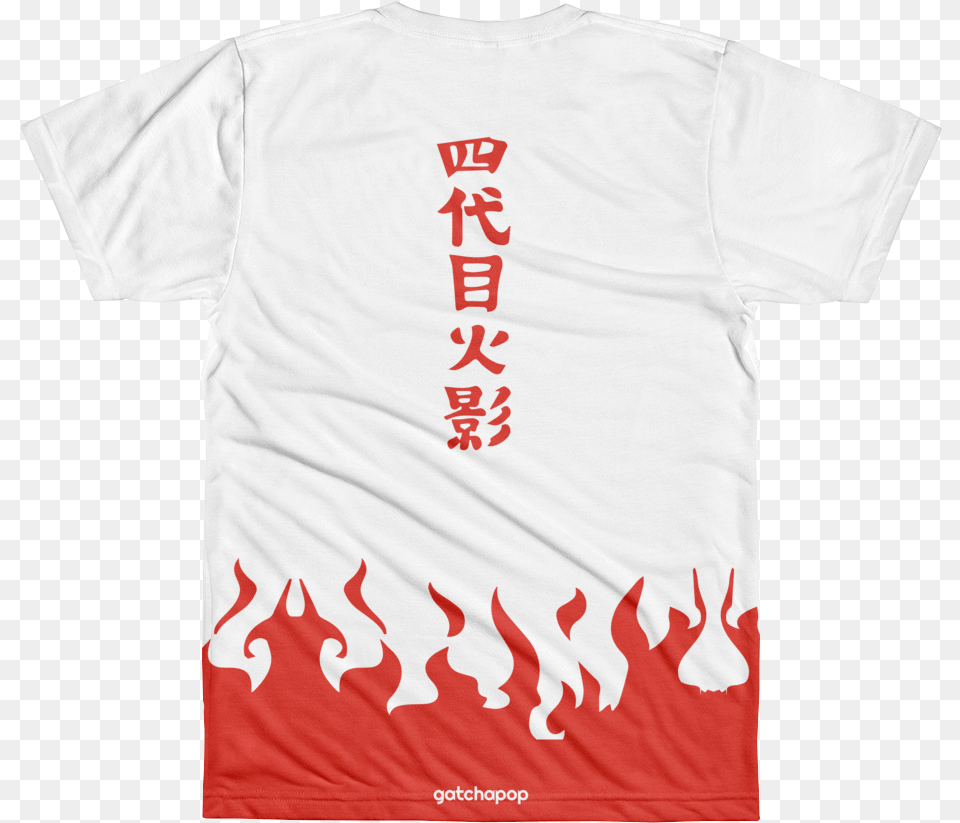 Naruto 4th Hokage Shirt N Aruto Fourth Hokage Namikaze Minatocosplay Halloween, Clothing, T-shirt Free Png Download