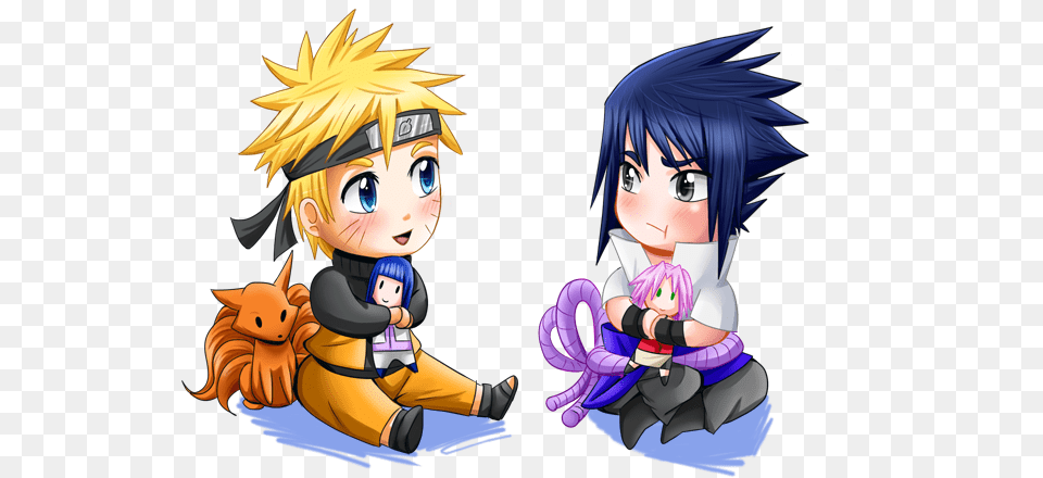 Naruto Amp Hinata, Book, Comics, Publication, Baby Free Png