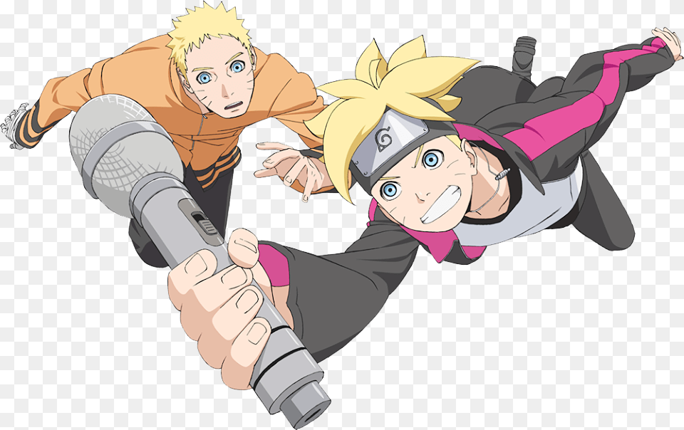 Naruto And Boruto By Twerk Jutsu D9k0m62 Naruto And Boruto Book, Comics, Publication, Face Free Transparent Png