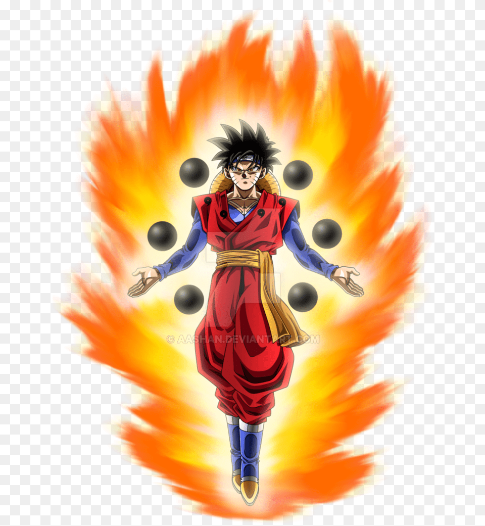 Naruto And Goku Goku Naruto Luffy Fusion, Book, Comics, Publication, Adult Free Transparent Png