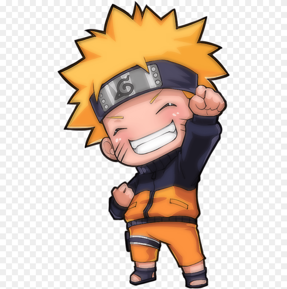 Naruto Anime Cartoon Emoji Natan Sn Naruto Chibi, Book, Comics, Publication, Body Part Png