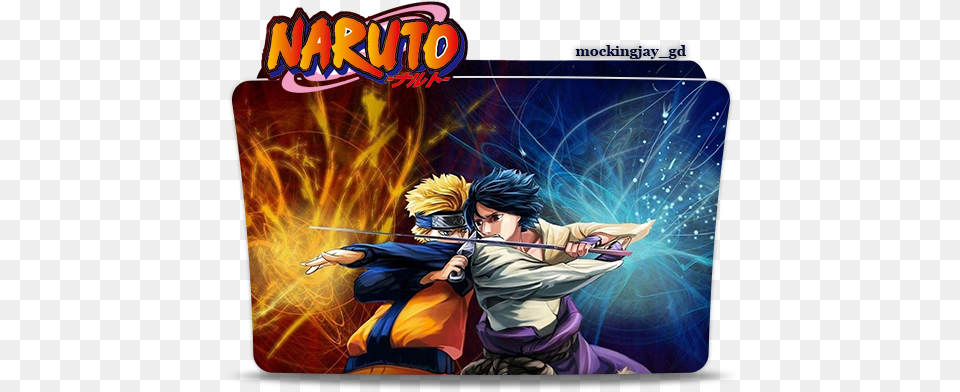 Naruto Anime Naruto Vs Sasuke Poster, Book, Comics, Publication, Adult Png Image