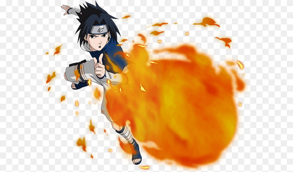 Naruto Anime Sasuke Sasukeuchiha Sticker By Franzi Sasuke Katon Jutsu, Baby, Person, Face, Head Free Transparent Png