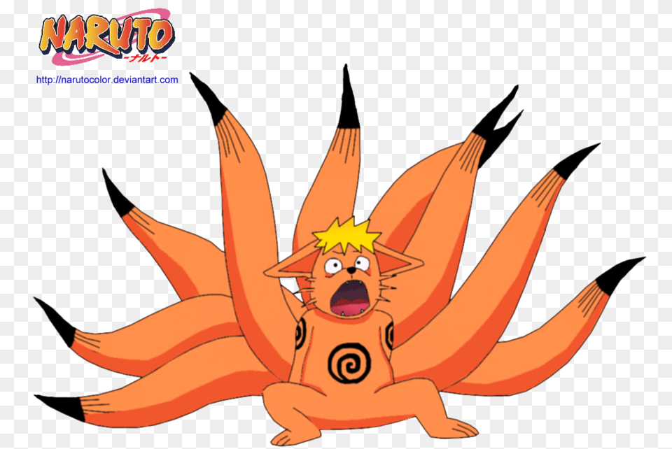 Naruto Baby Kurama, Animal, Fish, Sea Life, Shark Png