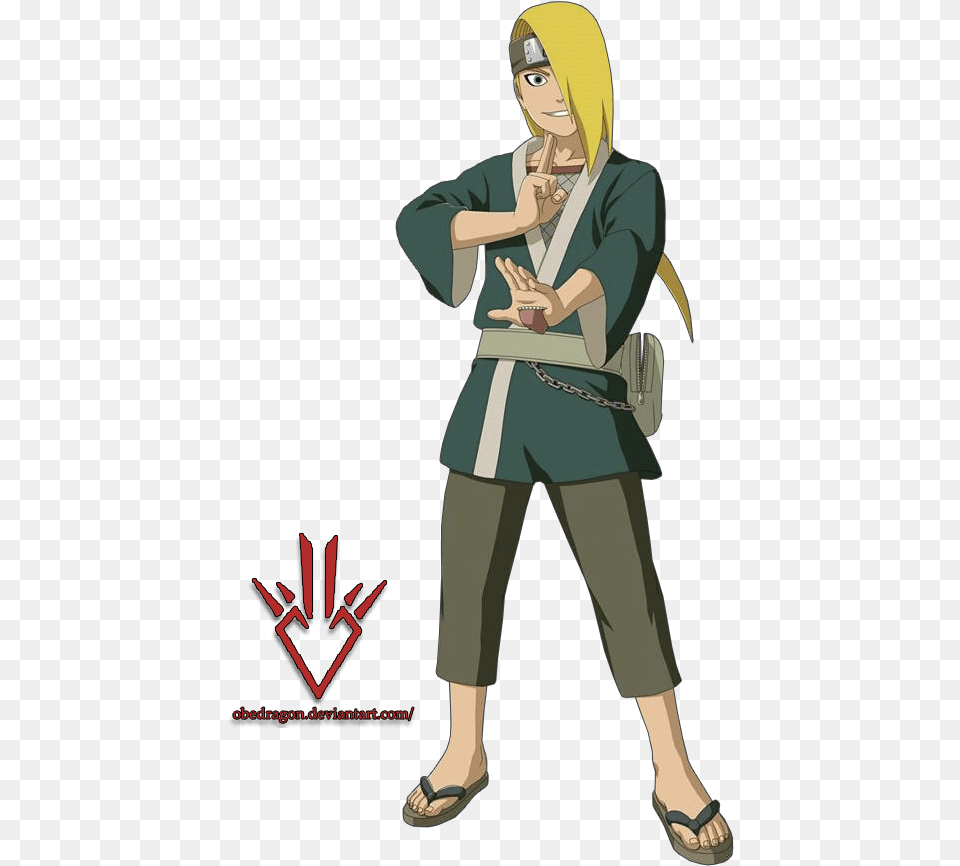 Naruto By Obedragon Young Deidara, Book, Comics, Publication, Adult Free Transparent Png