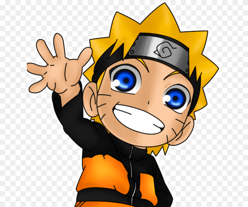 Naruto Chibi, Baby, Book, Comics, Person Png Image