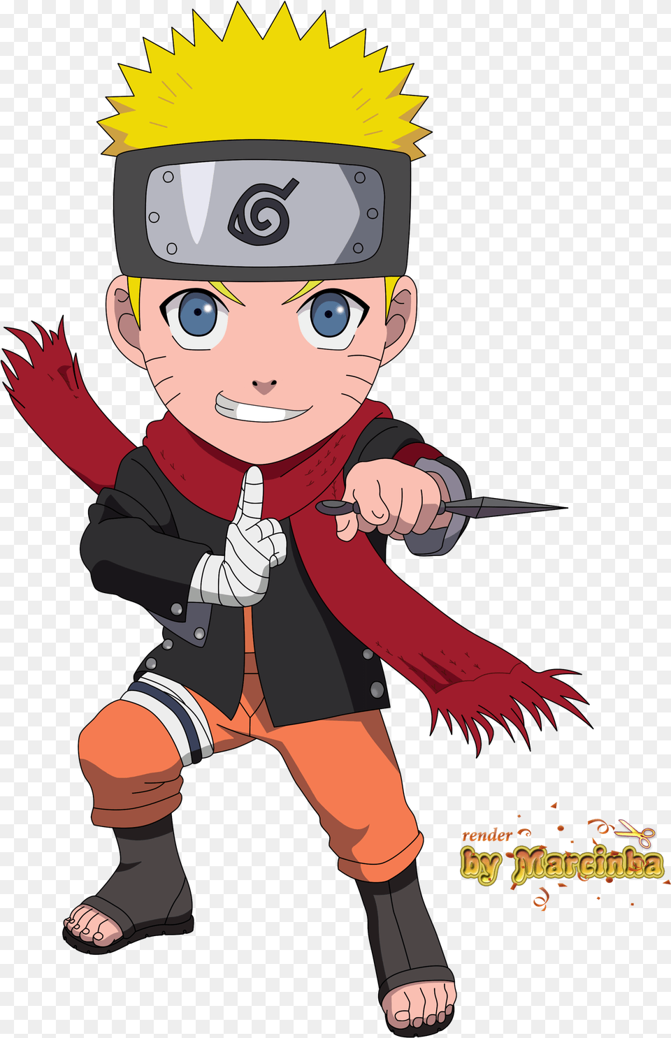 Naruto Chibi, Book, Comics, Publication, Baby Free Png Download