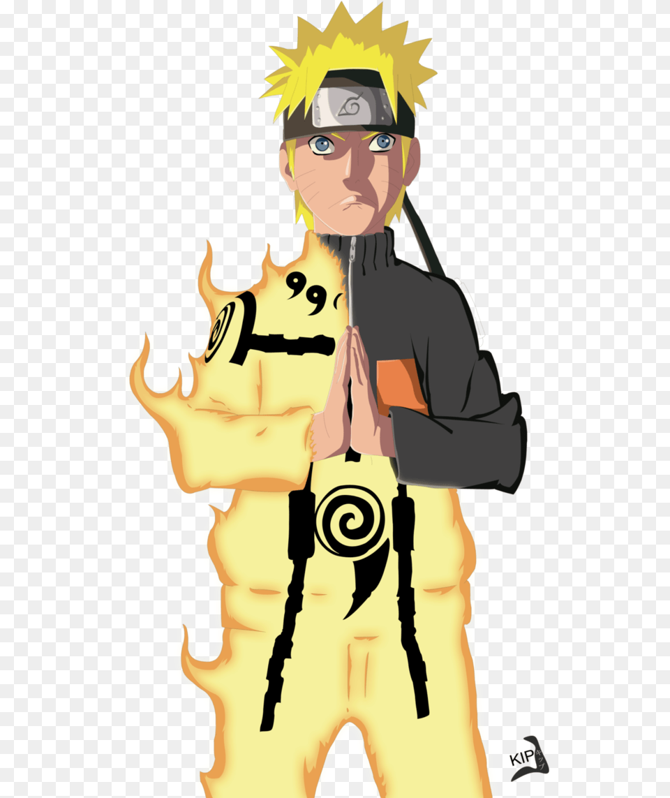 Naruto Controlled Kyuubi Form, Person, Book, Comics, Face Free Png