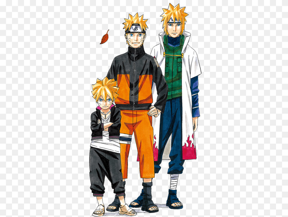 Naruto Exhibition Characters Naruto Minato Boruto, Publication, Book, Comics, Person Png