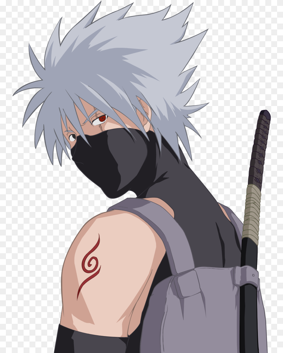 Naruto Hatake Kakashi Silver Cosplay Wigs, Publication, Book, Comics, Adult Free Png