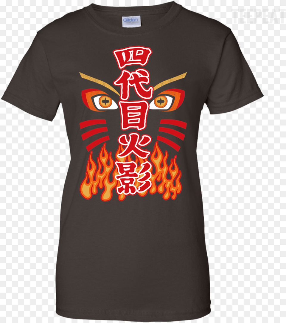 Naruto Hokage Ladies Tee Apparel Teepeatclass T Shirt, Clothing, T-shirt Png Image