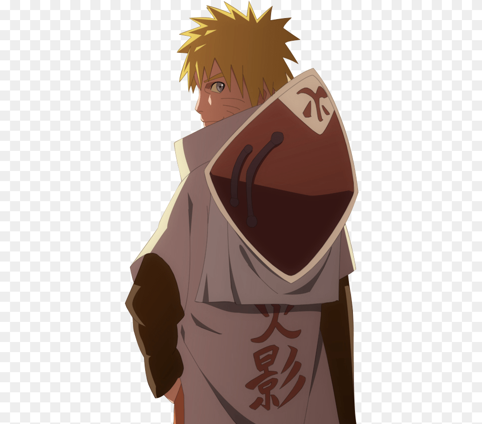 Naruto Hokage Render B Hokage Naruto Uzumaki, Anime, Adult, Person, Man Free Png