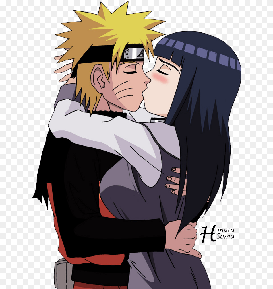 Naruto Kiss Hinata, Publication, Book, Comics, Person Png