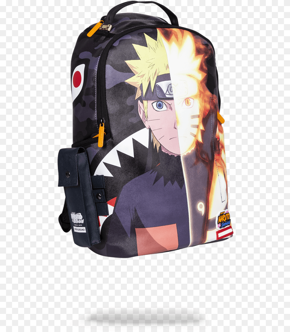 Naruto Kunai, Bag, Backpack, Face, Head Free Png Download