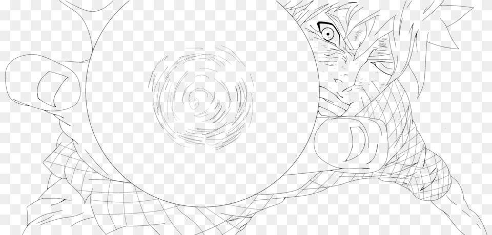 Naruto Naruto Rasengan Coloring Pages, Gray Free Png Download