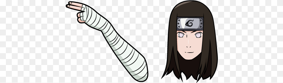 Naruto Neji Hyuga Cursor Hime Cut, Publication, Book, Comics, Adult Png Image