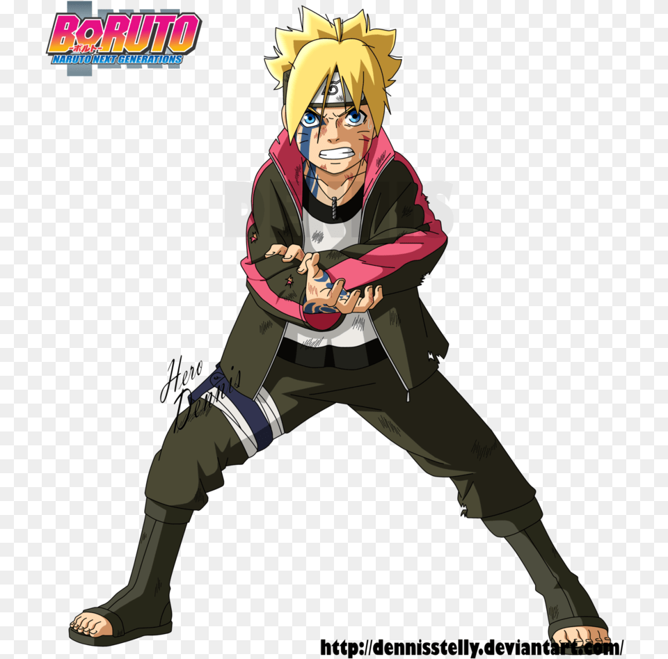 Naruto Next Generation Boruto Karma, Book, Comics, Publication, Adult Free Transparent Png