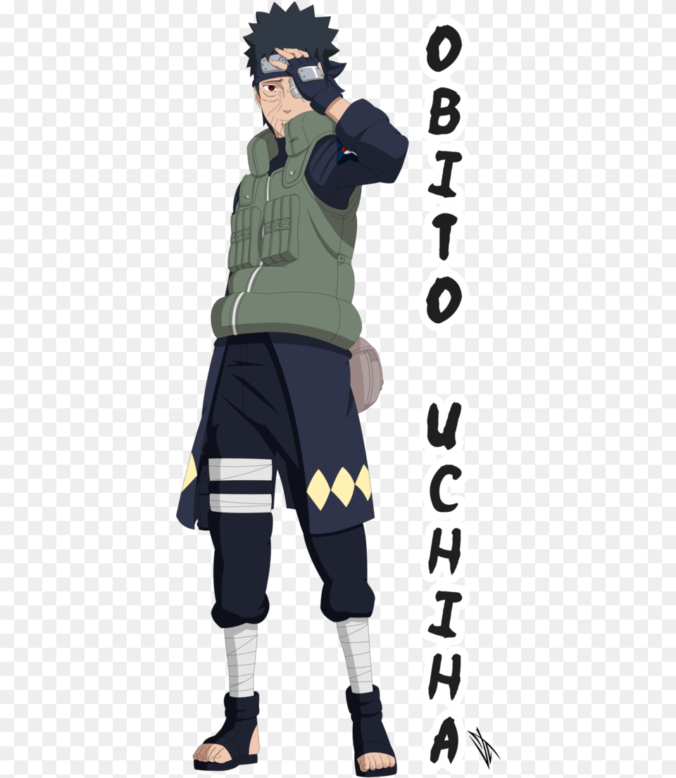 Naruto Obito As Jounin, Book, Clothing, Comics, Pants Free Transparent Png