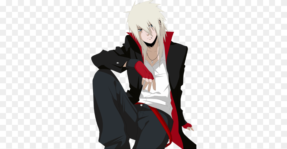 Naruto Oc Male White Hair Blue Eyes More Anime Naruto Oc Male White Hair, Publication, Book, Comics, Adult Png Image