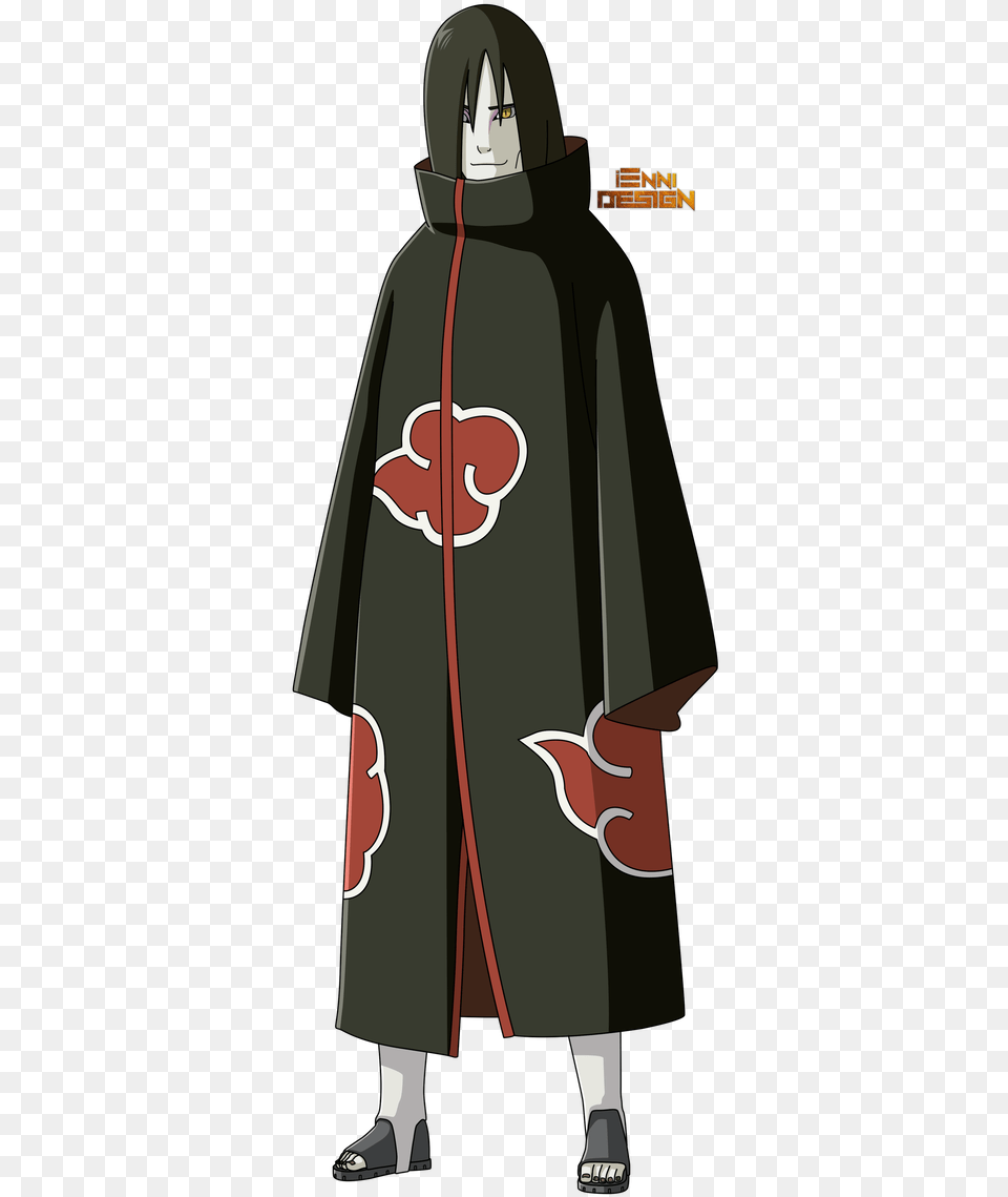 Naruto Orochimaru Akatsuki, Fashion, Cloak, Clothing, Person Free Png Download